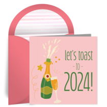 Let's Toast To 2022 card image