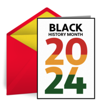 Black History Month 2021 card image