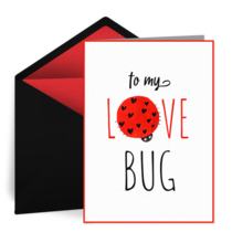 Love Bug card image
