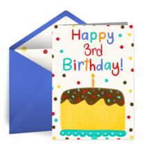 Milestone Birthday Cake 3rd card image