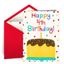 Milestone Birthday Cake 4th card image