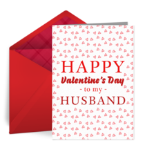 Husband Valentine card image