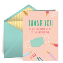 Thank You to Our Teacher card image