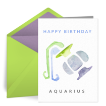 Zodiac - Aquarius card image