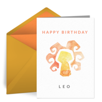 Zodiac - Leo card image