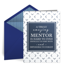 For My Mentor card image