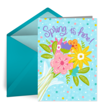 First Day of Spring card image