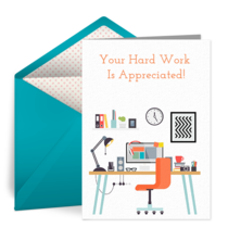 Your Hard Work Is Appreciated card image