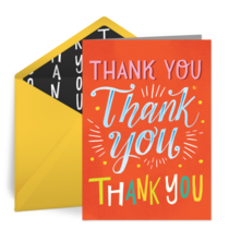 Thank You Thank You card image