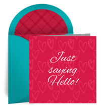 Heart-Filled Hello card image