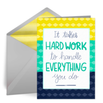 Hard Work Admin card image