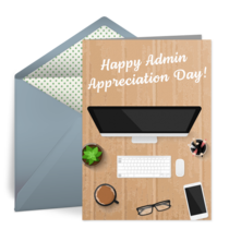 Admin Appreciation Desk card image