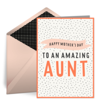 Amazing Aunt card image