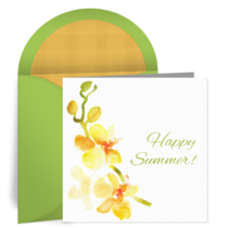 Sunny Summer Flowers card image