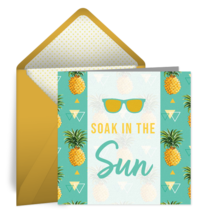 Summertime Pineapple card image