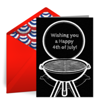 4th of July BBQ card image