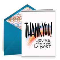 You're The Best! card image