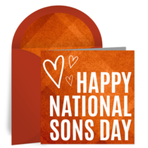National Sons Day | March 4 card image