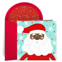 Happy Santa card image