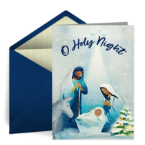 Holy Nativity card image