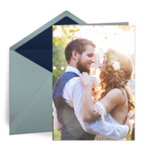 Wedding Photo Custom card image