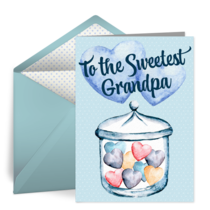 Grandpa Valentine card image