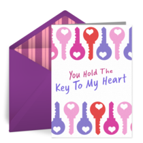 Key to My Heart card image