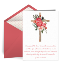 Easter Glory Floral card image