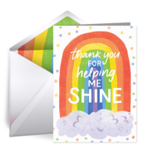 Rainbow Shine card image