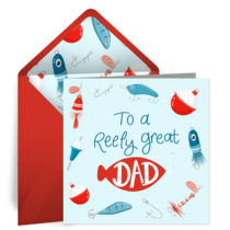 Reely Great Dad card image