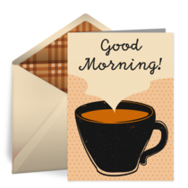 Good Morning Coffee Cup card image