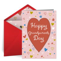 Grandparents Day Love card image