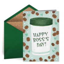 Boss's Day Coffee card image