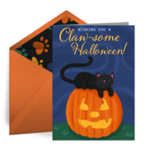 Claw-some Halloween card image