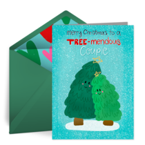 Tree-mendous Couple card image