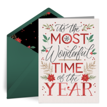 Most Wonderful Time card image