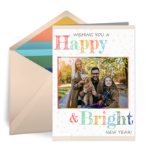 Bright New Year card image
