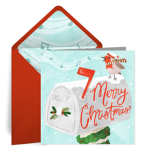 Christmas Mail card image
