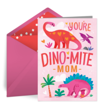 Dino-mite Mom card image