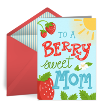 Berry Sweet Mom card image