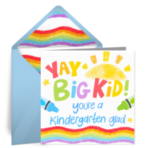 Kindergarten Crayons card image