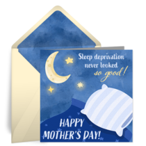 Sleepy Mom card image