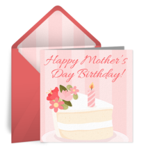 Mother's Day Birthday card image