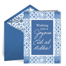 Eid Mosaic card image