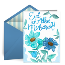 Floral Eid card image
