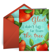 Apple Father's Day card image