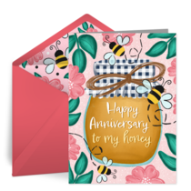 Anniversary Honey card image