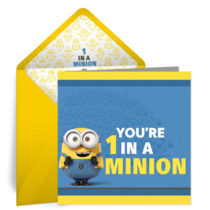 Minions Happy Birthday card image