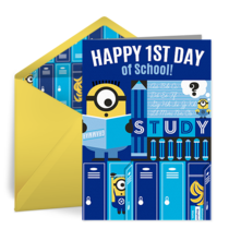 Minions | Back to School card image
