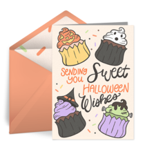 Halloween Cupcakes card image